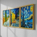 Tablou decorativ (3 Pieces), 3AC_UN78512_3545, Polistiren (Grosime: 2 cm, Multicolor