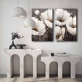 Tablou decorativ (2 Pieces), 2p4570softc-002, Lemn, Multicolor