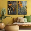 Tablou decorativ (3 Pieces), 2p4570softc-003, Lemn, Multicolor