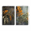 Tablou decorativ (3 Pieces), 2p4570softc-003, Lemn, Multicolor