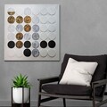 Tablou decorativ, 3D8970, Rama din lemn (grosime 3 cm), Multicolor