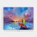 Tablou decorativ, 1054276691_70100, Rama din lemn (grosime 3 cm), Multicolor