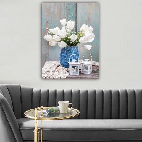 Tablou decorativ, 278792069_70100, Rama din lemn (grosime 3 cm), Multicolor