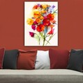 Tablou decorativ, 454561096_70100, Rama din lemn (grosime 3 cm), Multicolor
