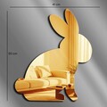 Oglinda decorativa, EAS001GOLD, Partea de jos: 100% EVA (Grosime: 10 mm, Auriu