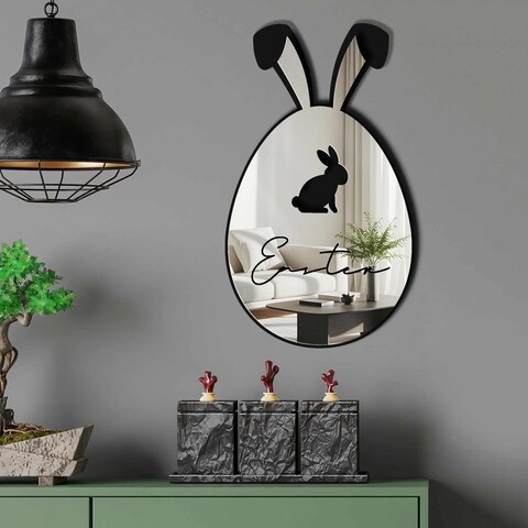 Oglinda decorativa, EAS002SILVER, Partea de jos: 100% EVA (Grosime: 10 mm, Argintiu