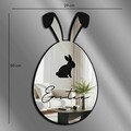 Oglinda decorativa, EAS002SILVER, Partea de jos: 100% EVA (Grosime: 10 mm, Argintiu