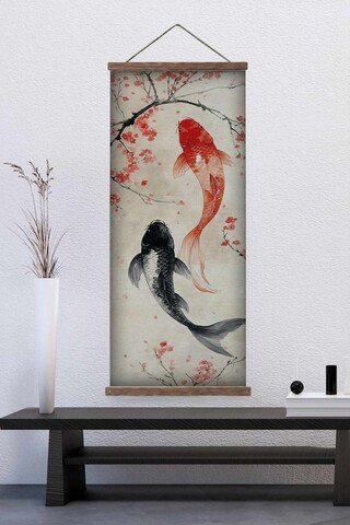 Tablou decorativ, ARTJPNPSTRDK5, Pictura pe canvas, Multicolor
