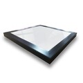Set de oglinzi (3 Pieces), SETAYNA_066, Plastic laminat, Argintiu / Negru