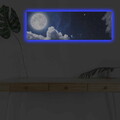 Tablou decorativ cu lumina LED, 3090NASA-008, 30 x 90 cm, Multicolor