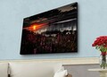 Tablou decorativ cu lumina LED, 4570HDACT-002, Dimensiune: 45 x 70 cm, Multicolor