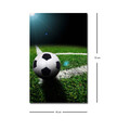 Tablou decorativ cu lumina LED, 4570MDACT-057, Dimensiune: 45 x 70 cm, Multicolor