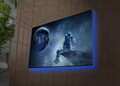 Tablou decorativ cu lumina LED, NASA-005, Dimensiune: 45 x 70 cm, Multicolor