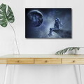 Tablou decorativ cu lumina LED, NASA-005, Dimensiune: 45 x 70 cm, Multicolor