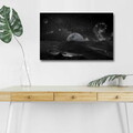 Tablou decorativ cu lumina LED, NASA-026, Dimensiune: 45 x 70 cm, Multicolor