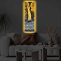 Tablou decorativ cu lumina LED, 3090KTLGDACT, 30 x 90 cm, Multicolor