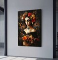 Tablou decorativ, YNS-1030-45 x 70, Lemn, Multicolor