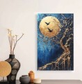 Tablou decorativ, YNS-1018-70 x 100, Lemn, Multicolor