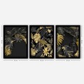 Set 3 tablouri decorative, 3SC92, Plastic, Multicolor