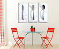 Set 3 tablouri decorative, UC032, Dimensiune: 45 x 20 cm (3 bucăți), Multicolor