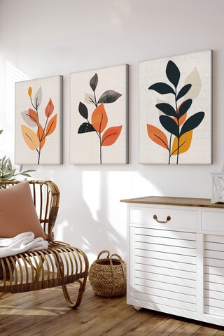 Set 3 tablouri decorative, 3Cnvs21, Dimensiune: 20 x 30 cm (3 bucăți), Multicolor