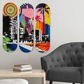 Set 3 tablouri decorative, 3KY3803, Imprimat UV, Multicolor