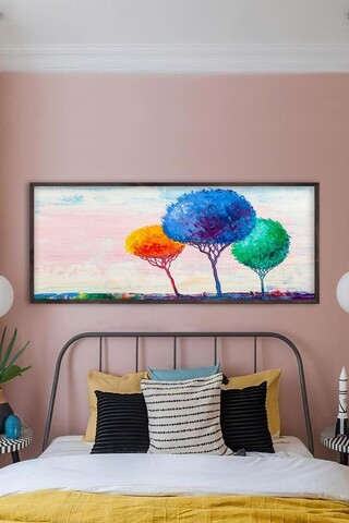 Tablou decorativ, Artsmdfyty49-7033, MDF, Multicolor