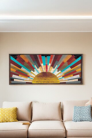 Tablou decorativ, Artsmdfyty45-12050, MDF, Multicolor