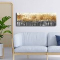 Tablou decorativ, 3090NISC-002, Lemn, Auriu / Gri / Alb / Negru