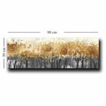 Tablou decorativ, 3090NISC-002, Lemn, Auriu / Gri / Alb / Negru