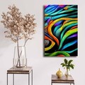 Tablou decorativ, 4570NISC-001, Lemn, Multicolor