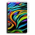 Tablou decorativ, 4570NISC-001, Lemn, Multicolor