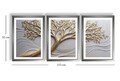 Set 3 tablouri decorative, 3Pantct-023, Cadru: 100% LEMN (Grosime: 1,9 cm), Multicolor