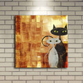 Tablou decorativ cu lumina LED, 4040İACT-17, Dimensiune: 40 x 40 cm, Multicolor