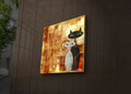 Tablou decorativ cu lumina LED, 4040İACT-17, Dimensiune: 40 x 40 cm, Multicolor