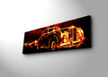 Tablou decorativ cu lumina LED, 3090DACT-43, 30 x 90 cm, Multicolor