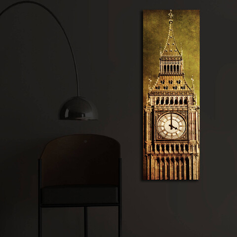 Tablou decorativ cu lumina LED, 3090İACT-32, 30 x 90 cm, Multicolor