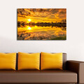 Tablou decorativ cu lumina LED, 4570DACT-38, Dimensiune: 45 x 70 cm, Multicolor