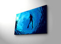 Tablou decorativ cu lumina LED, 4570DACT-6, Dimensiune: 45 x 70 cm, Multicolor