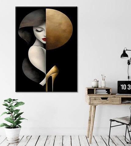 Tablou decorativ, WY459 (50 x 70), Canvas imprimat, Multicolor
