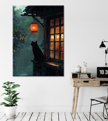 Tablou decorativ, WY419 (70 x 100), Canvas imprimat, Multicolor