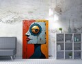 Tablou decorativ, WY436 (70 x 100), Canvas imprimat, Multicolor