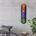 Tablou decorativ, Sugar Skulls v2, Dimensiune: 20 x 80 cm, Multicolor