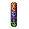 Tablou decorativ, Sugar Skulls v2, Dimensiune: 20 x 80 cm, Multicolor