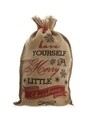 Sac decorativ Have yourself Merry little Christmas, Decoris, 48x80 cm, iuta