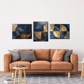 Set 3 tablouri decorative, Mdf, Imprimare digitala, Multicolor