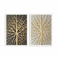 Set 2 tablouri decorative, 2PBCT-05, Cadru: 100% PVC (grosime: 22 mm), Multicolor