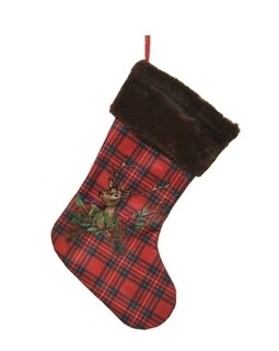 Stocking w Deer face left
