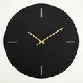 Ceas de perete, Timeless Metal Wall Clock, Dimensiune: 48 x 48 cm, Negru