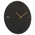 Ceas de perete, Timeless Metal Wall Clock, Dimensiune: 48 x 48 cm, Negru
